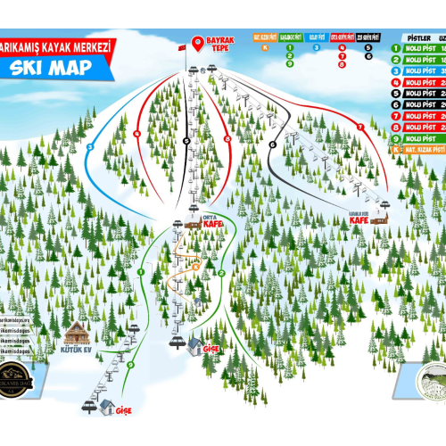 sarıkamış ski map